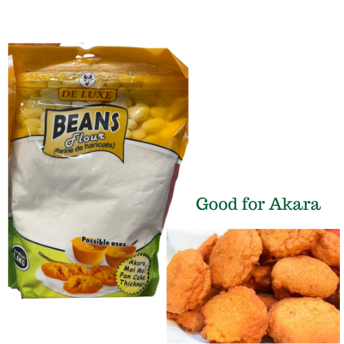 DE LUXE Beans Flour: Net Weight 0.9 KG (Sold in Packs)