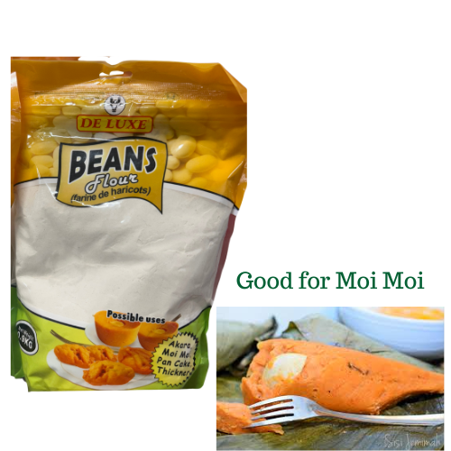 DE LUXE Beans Flour: Net Weight 0.9 KG (Sold in Packs)