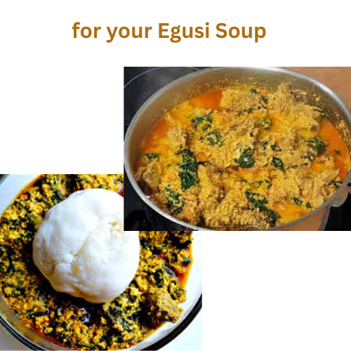 Egusi Seeds for Cooking Egusi Soup – Premium Quality ($46 per Rubber)