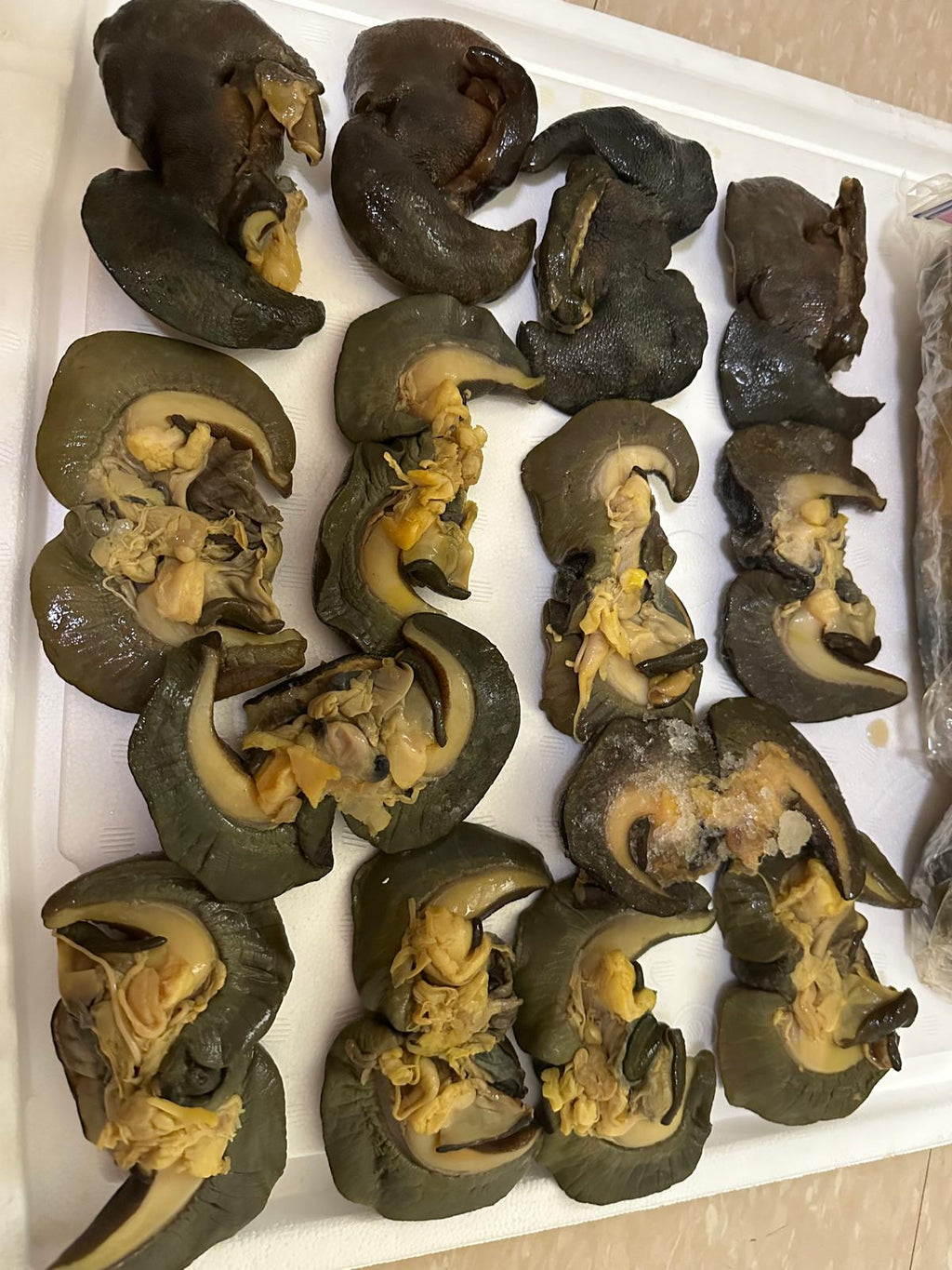 Authentic African Snails (Not-Dried & without Shells, 10 Pieces in a Pack)