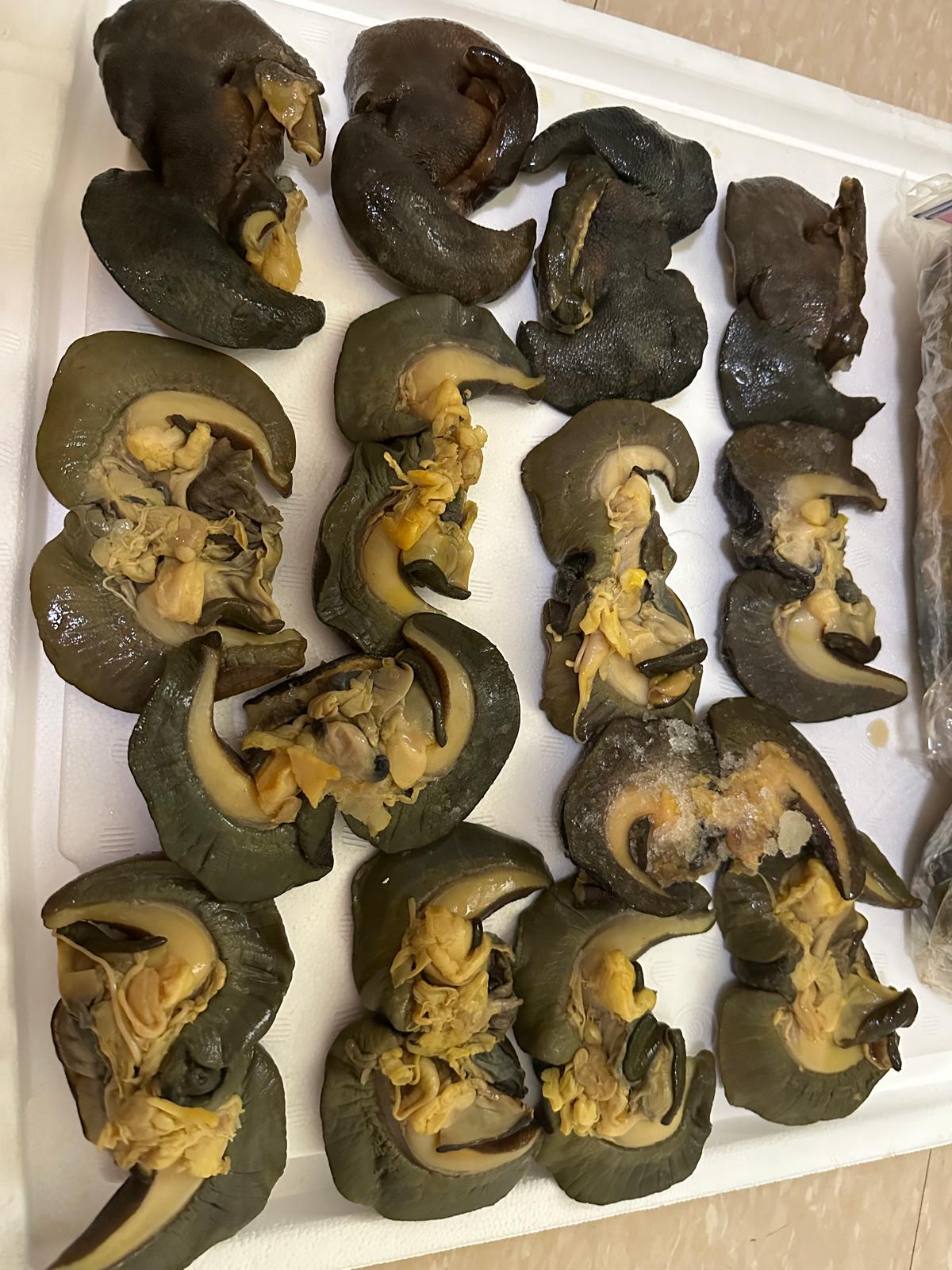 Authentic African Snails (Not-Dried & without Shells, 10 Pieces in a Pack)