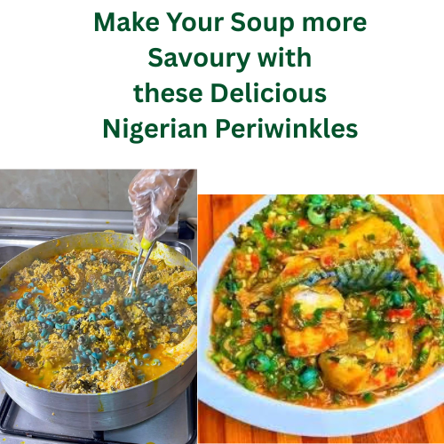 Edible Delicious Nigerian Periwinkles (Without Shells) for Spicing up Your Soup (Sold in packs)