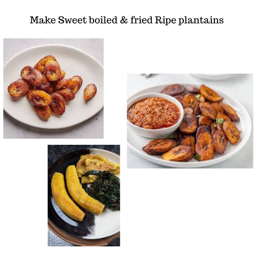 Ripe Plantains – Sweet, Delicious, and Naturally Nutritious ($2.10 for 1 plantain)