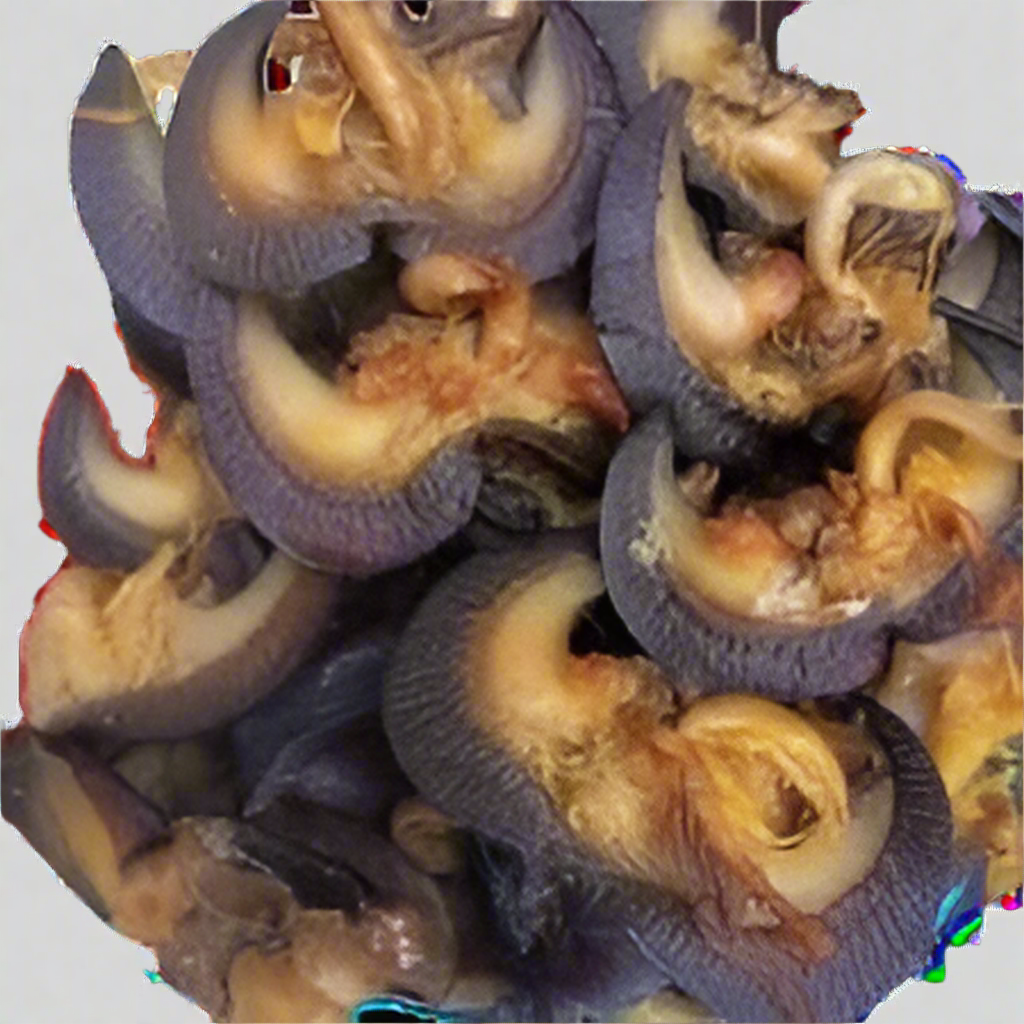 Authentic African Snails (Not-Dried & without Shells, 10 Pieces in a Pack)
