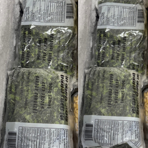 Freshly Diced Spinach Leaves (refrigerated, 908g) – Nutritious, Convenient & Ready to Cook